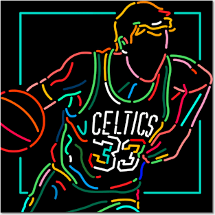 Larry Bird Posters and Art